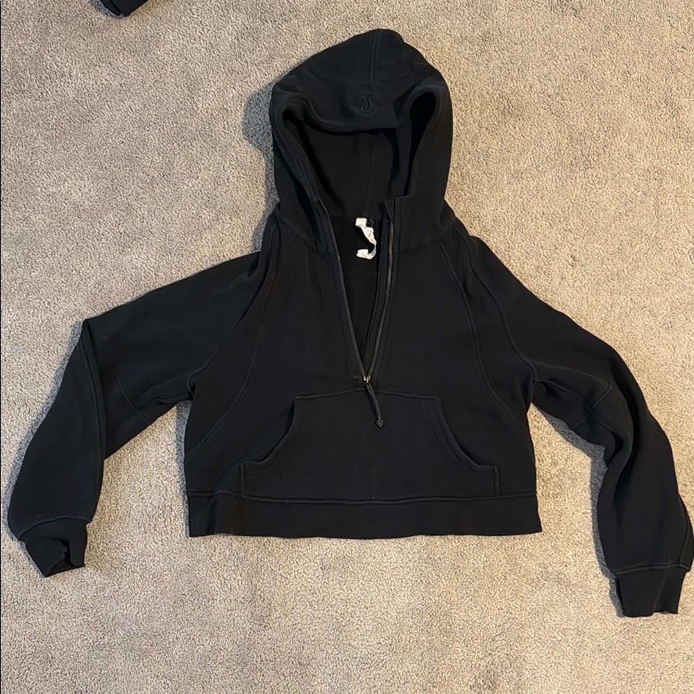 Lululemon Scuba Half-Zip Black M/L